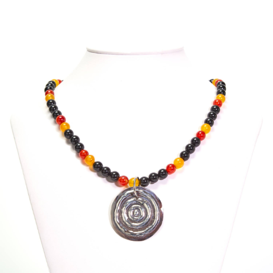 aboriginal bead necklace