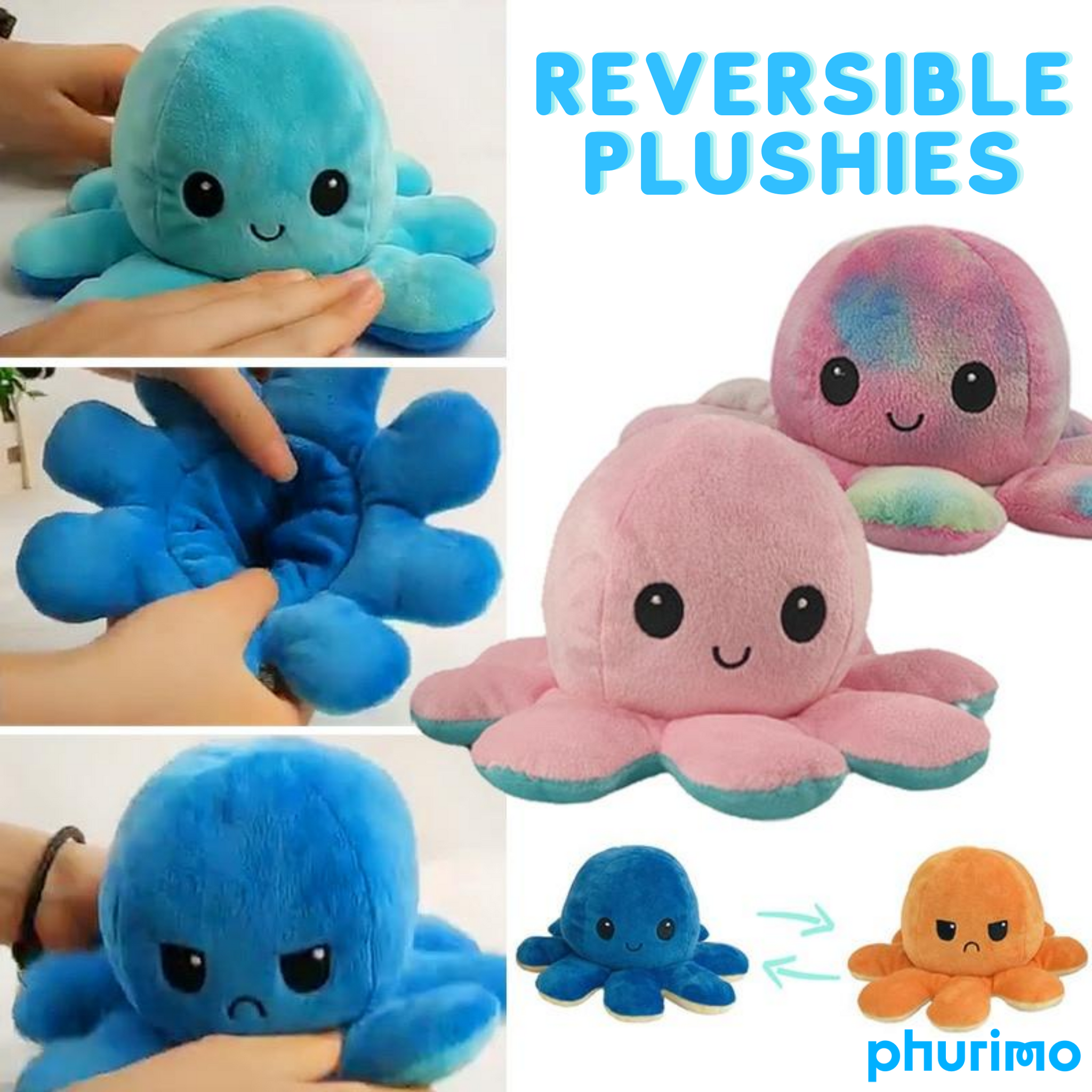 reversible plushies