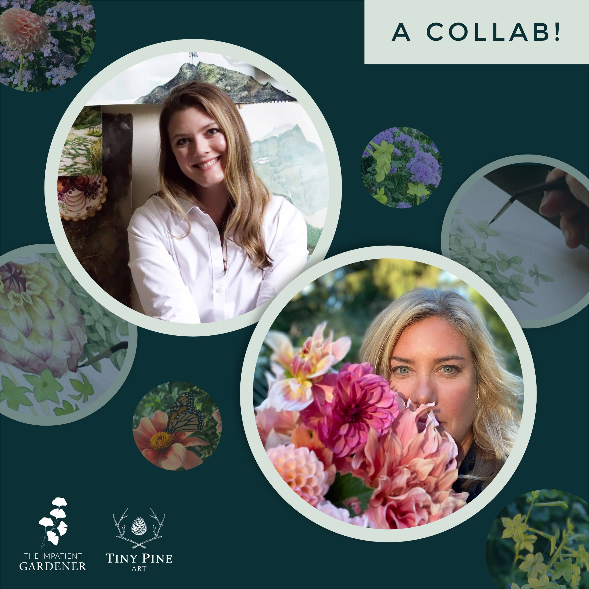 Courtney Hopkins and Erin Schanen of the Impatient Gardener in Collaboration