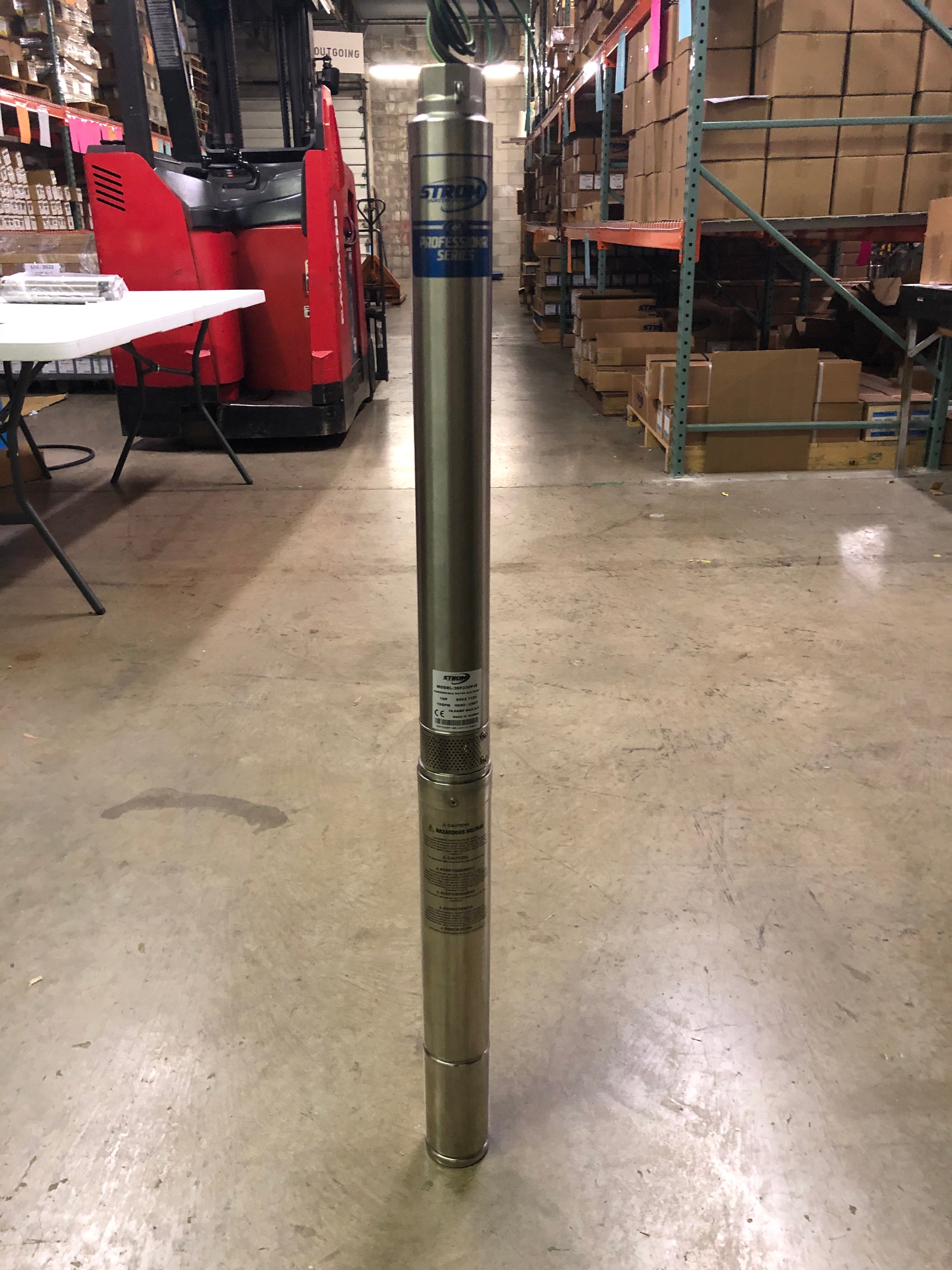 Strom 3" Submersible Well Pump 10GPM 115V (Max 360 Ft Setting)