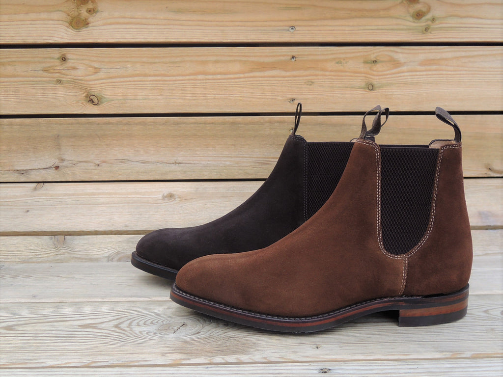 Loake Chatsworth Suede Semsket Chelsea Boot