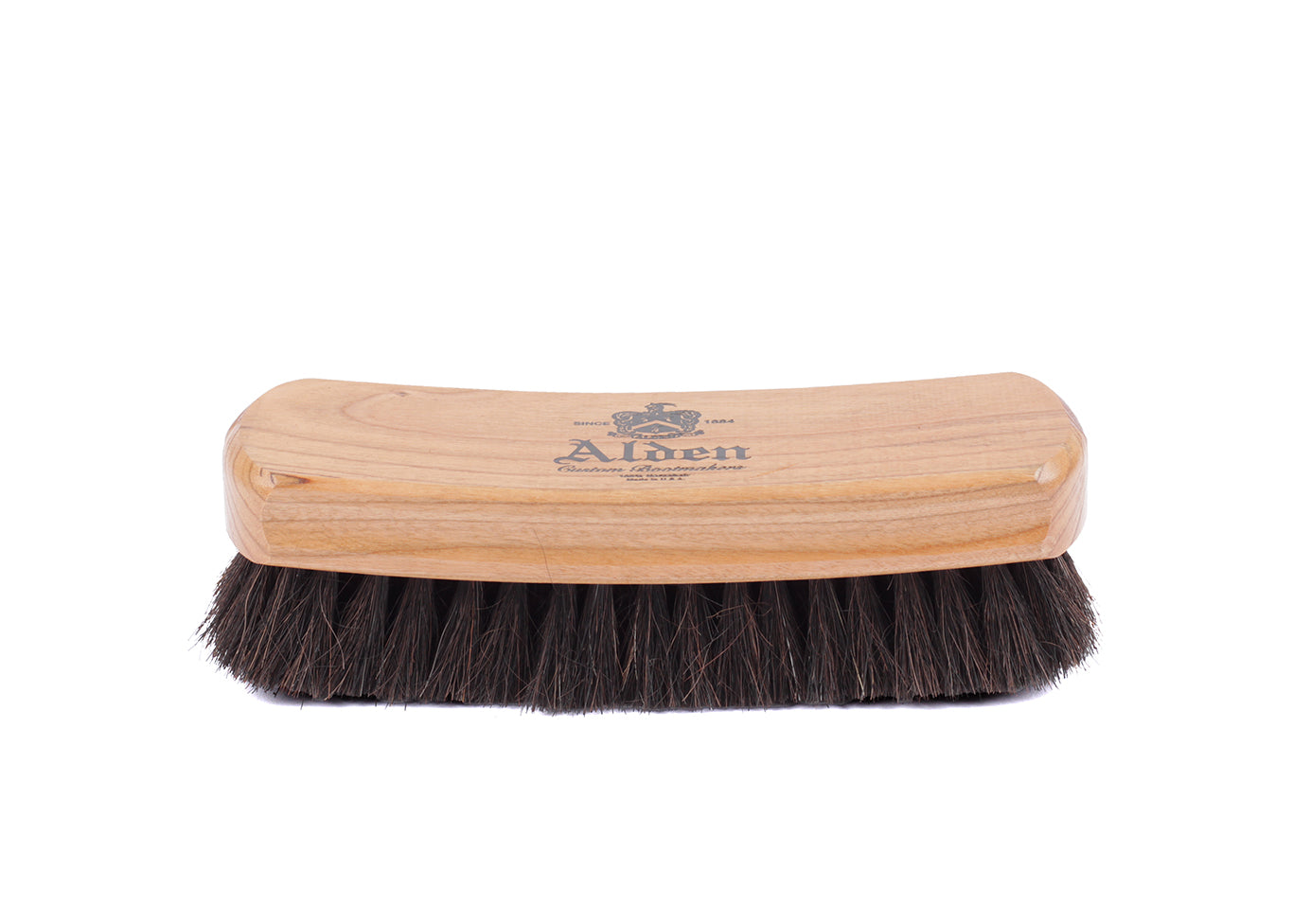 Alden horse hair brush small dark