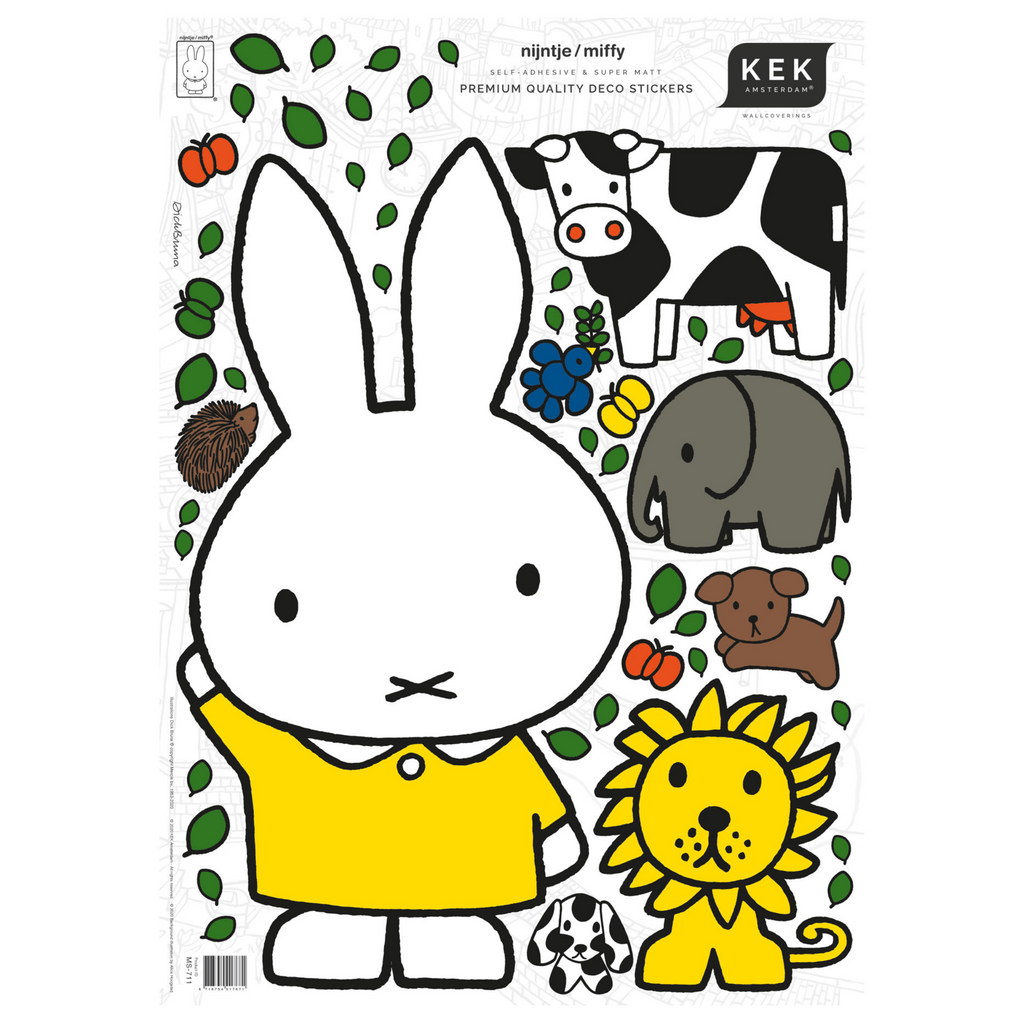 Sticker sheet Miffy Farm