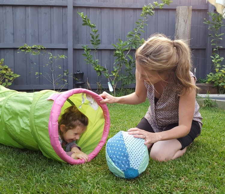 Erin Dalton with young girl