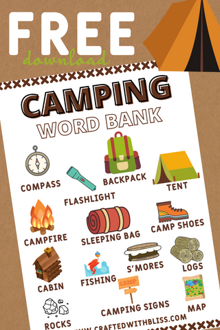 FREE Camping Scavenger Hunt