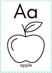 FREE Alphabet Coloring Worksheet Printable