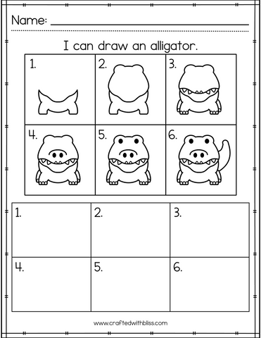 Kindergarten Drawing Printable Worksheets
