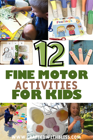 12 Easy Fine Motor Activities at Home