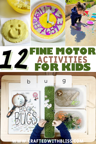 12 Easy Fine Motor Activities at Home