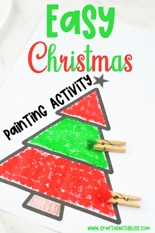 Easy Christmas Pom Pom Painting Activity Pinterest1