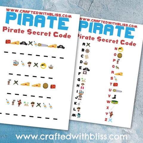 FREE Pirate Activity Pack For Kids code