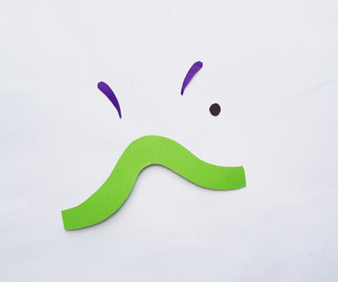 The Very Hungry Caterpillar Easy Craft Step 1