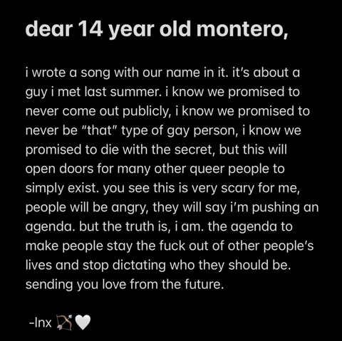 dear 14 year old montero
