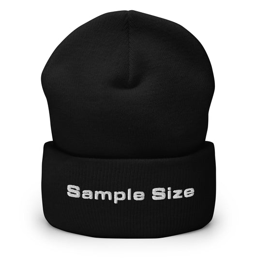Sample Size Beanie - dom+bomb