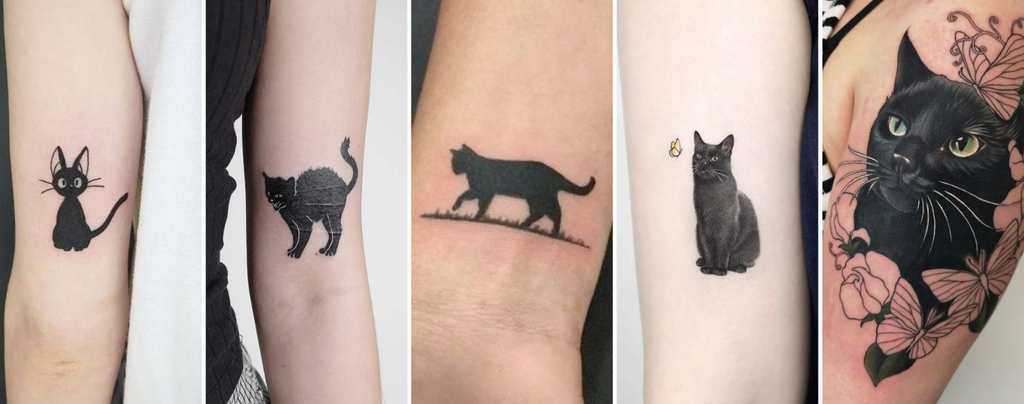 Tatouage Chat Noir