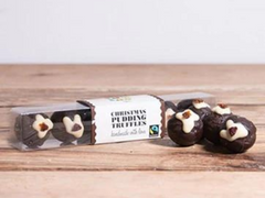 Christmas pudding truffles