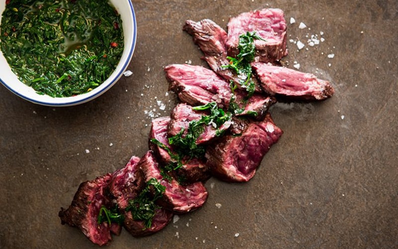 organic grass-fed beef onglet hanger steak bucther's week