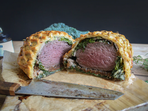 Eversfield Organic Venison Wellington Christmas Centrepiece