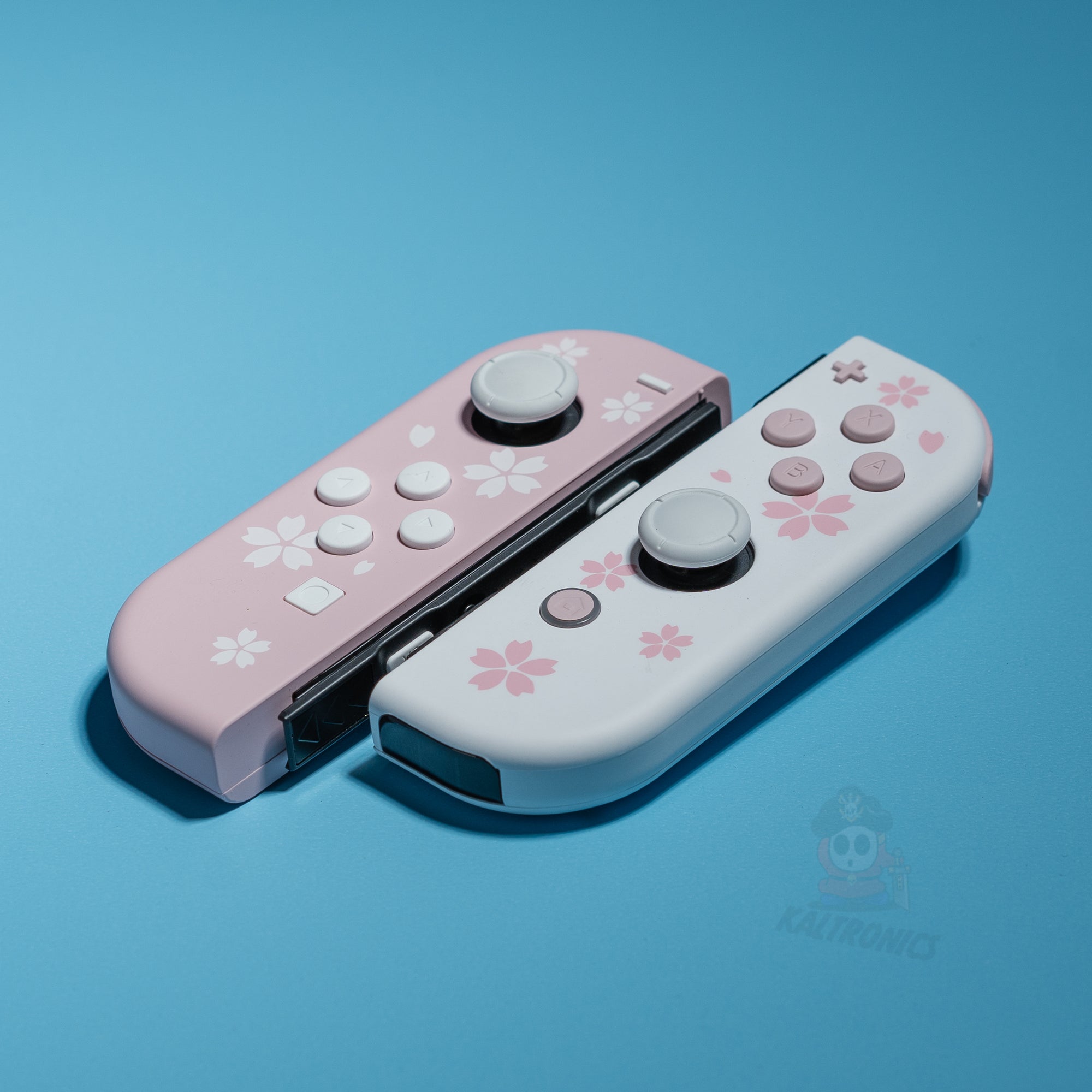 Sakura Pink Soft Touch - Customizable Options - OEM Nintendo Joy