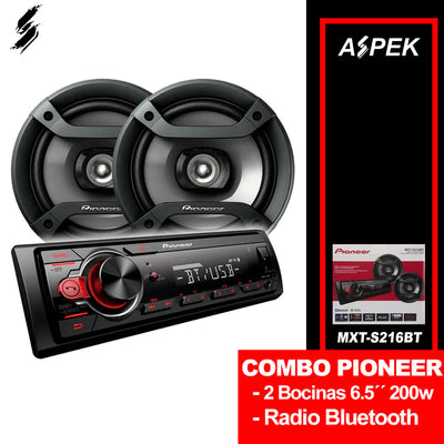 Sotel  Pioneer MVH-S420DAB radio del coche DAB+ Tuner, Bluetooth®-equipo  de manos libres, AppRadio