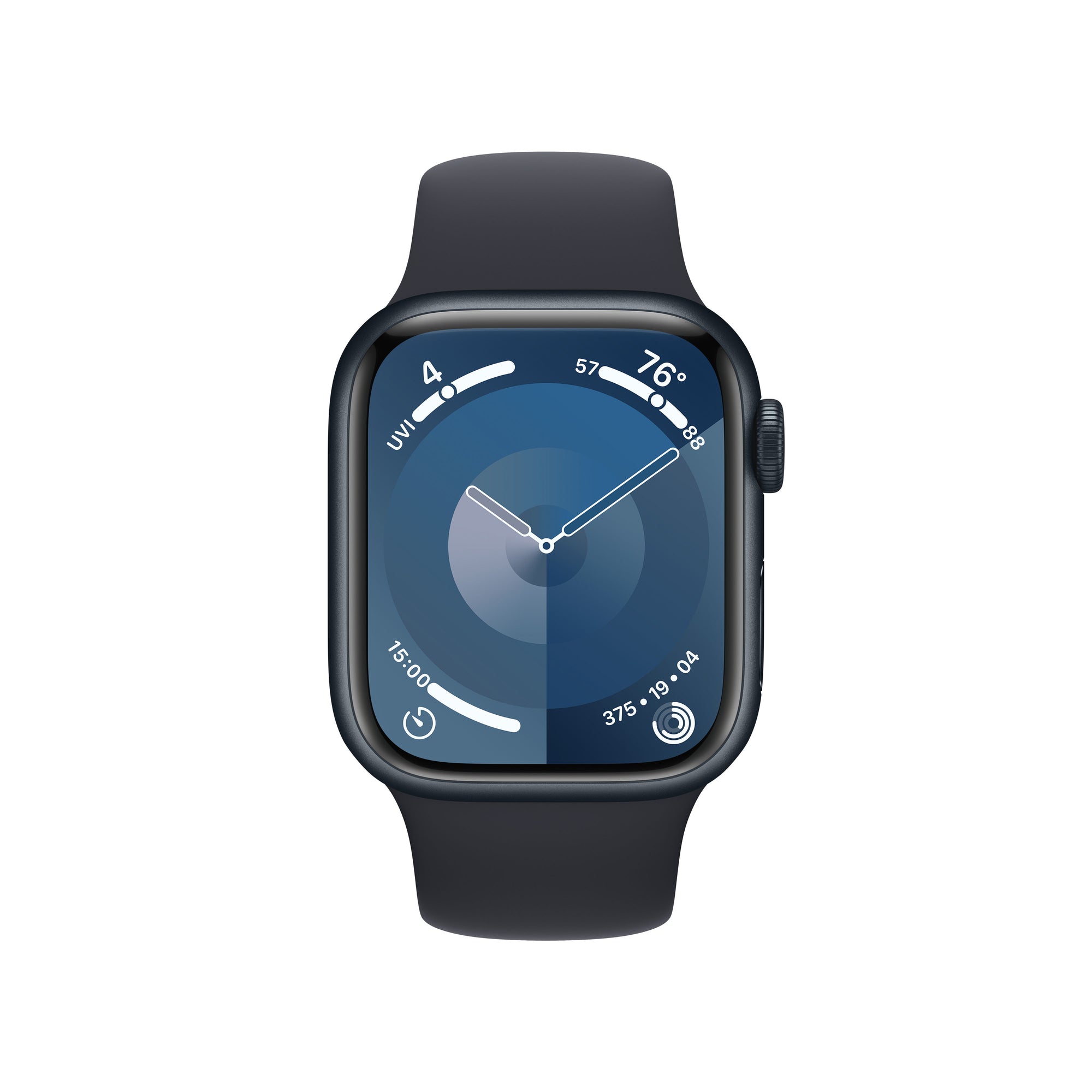 Apple Watch Series 9 GPS 41mm Silver Aluminium Case with Storm Blue Sp -  iStore Namibia
