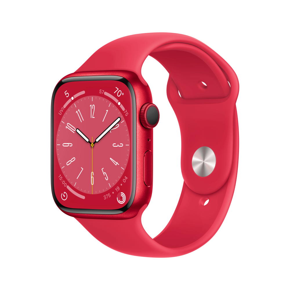 Apple Watch Series 8 GPS 41mm RED Aluminium Case with RED Sport