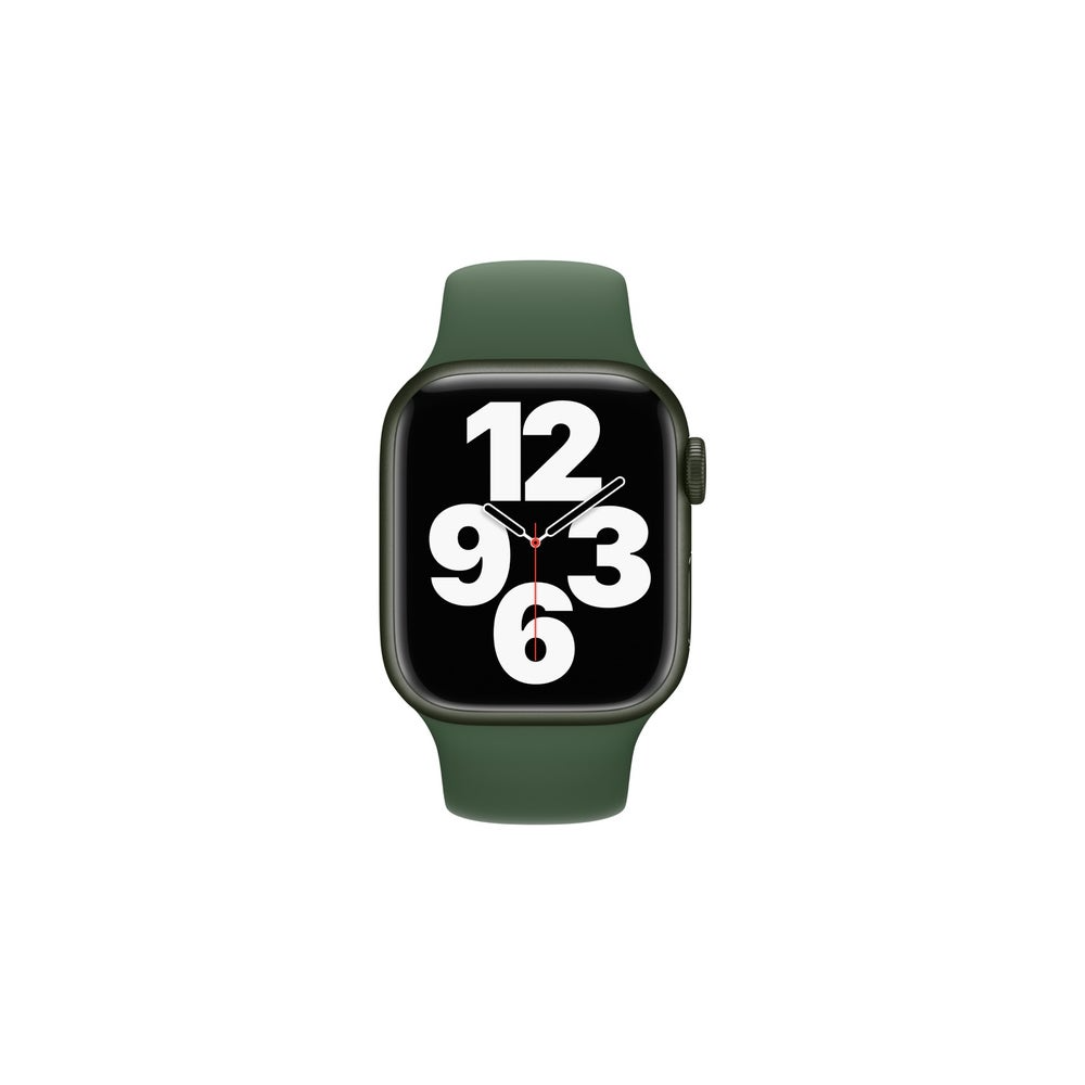 Apple Watch Series 7 GPS 45mm Green Aluminium Case with Clover