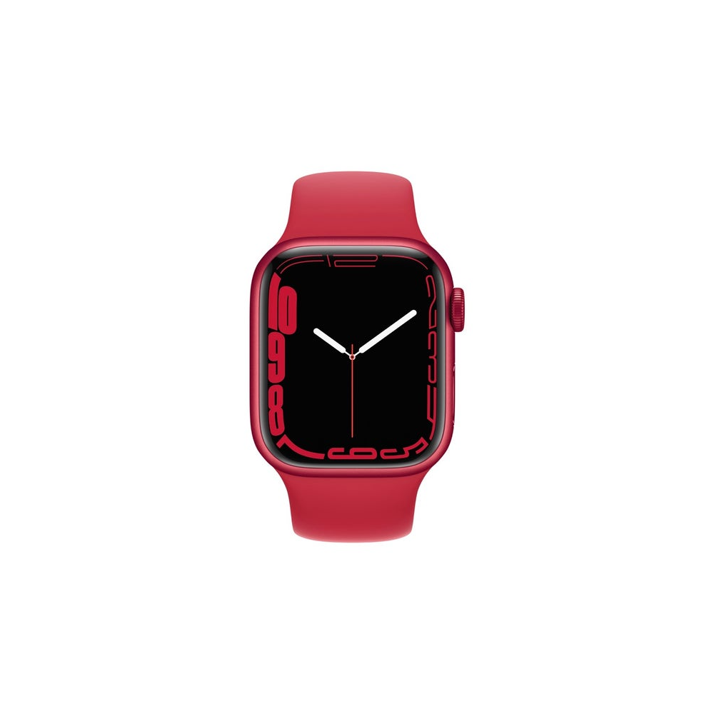 フラワープリント Apple Watch 7 GPS45mm (PRODUCT)REDベルト - 通販