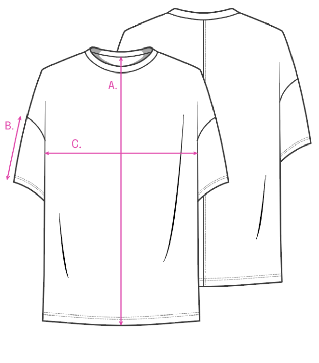 Size Chart Oversized Fit T-Shirt - Stieglitz