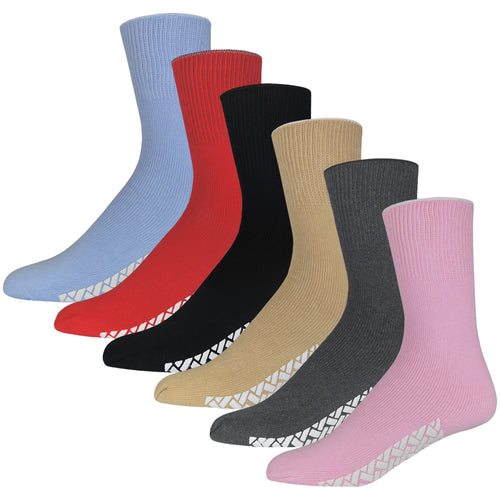 Men's Non Skid Diabetic Hospital Socks with Rubber Gripper Bottom (Ass – MY  HEALTH SOCKS