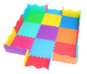 40pcs Multicolor Thick Foam Mat, Interlocking Puzzle Exercise Mats