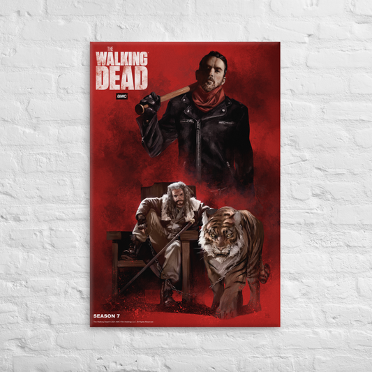 11 Weeks of TWD – Season 10 by Mel Milton Premium Satin Poster – The  Walking Dead Shop