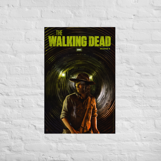 11 Weeks of TWD – Season 4 by Christine Norrie Premium Gallery Wrapped  Canvas