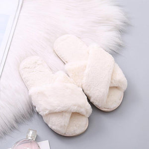 fluffy home shoes