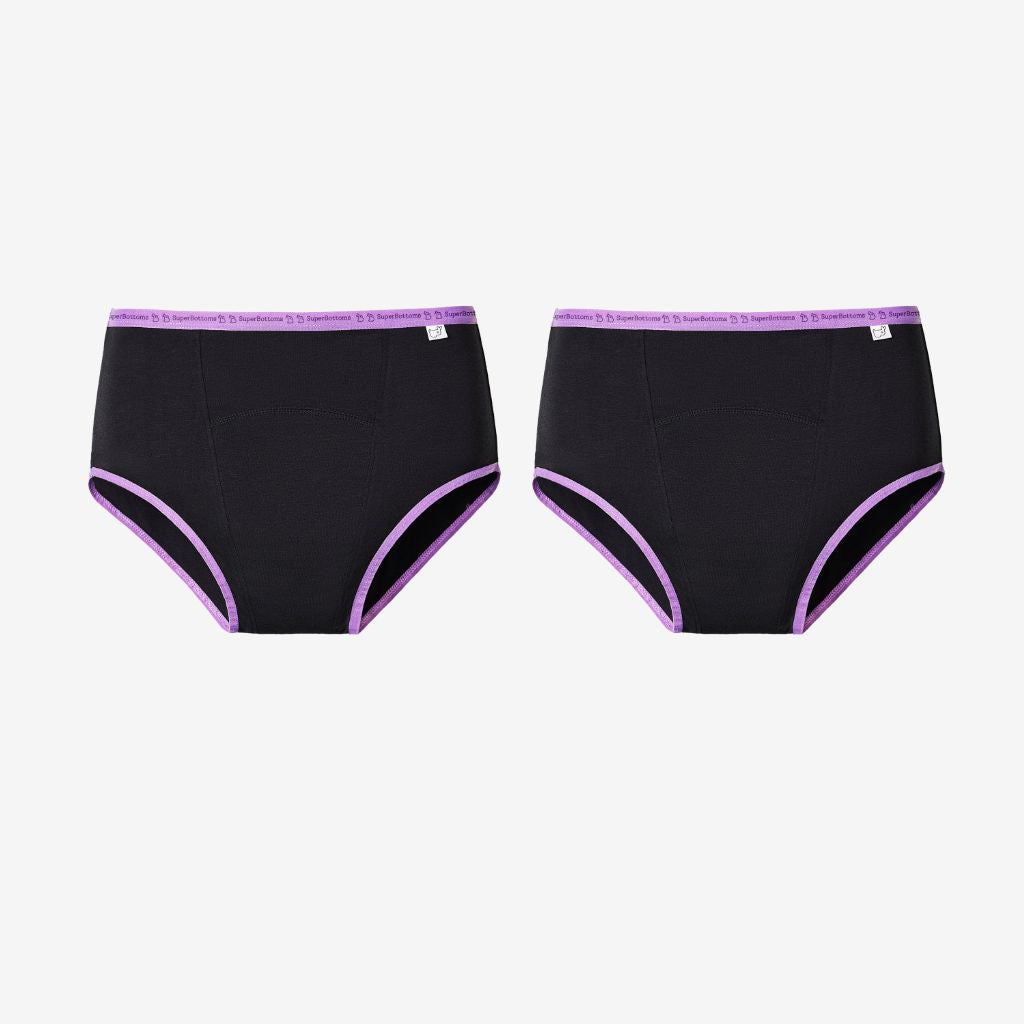 MaxAbsorb Period Underwear (Black) by SuperBottoms