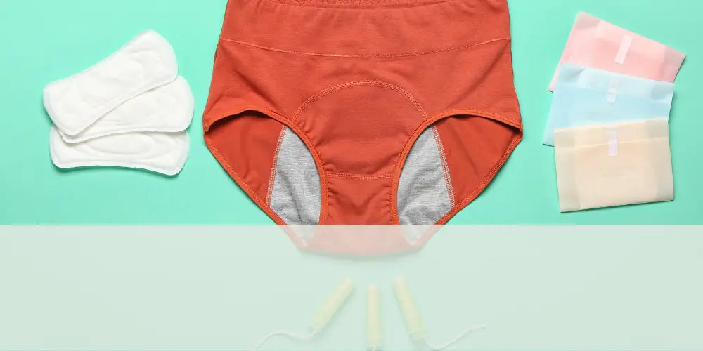 superbottoms MaxAbsorb Period Underwear with Printed Elastic + Free  Waterproof Travel Bag