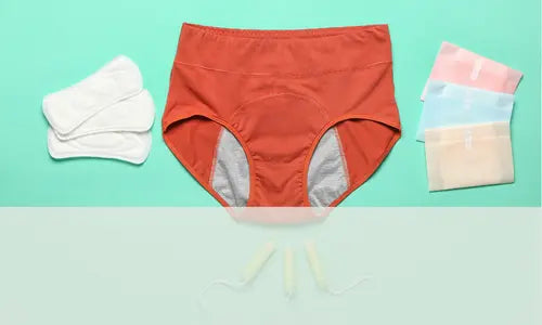 New 2 Pack ~ Tampon Free & Pee-Proof ~ Cotton ~ Menstrual Panties,  Incontinence, Absorbent Panties -LARGE