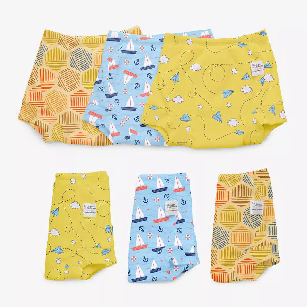 Padded Underwear (Jungle Jam) for baby by SuperBottoms