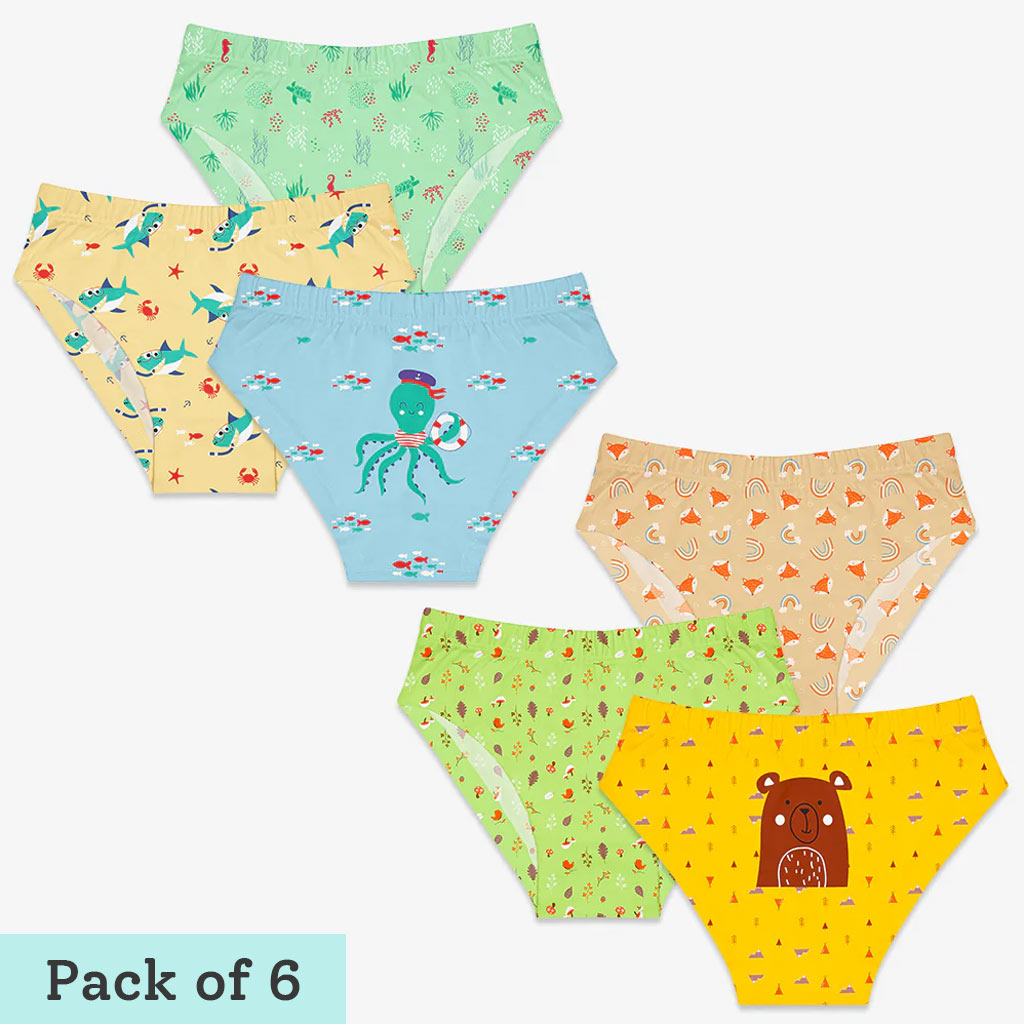 Young Girl Briefs Pack of 6 (Travel Tales, Navigator)