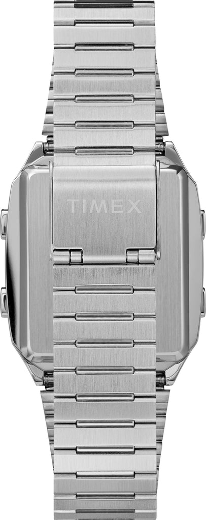 Q Timex Reissue Digital LCA  Stainless Steel Bracelet Watch TW2U – La  Minutia