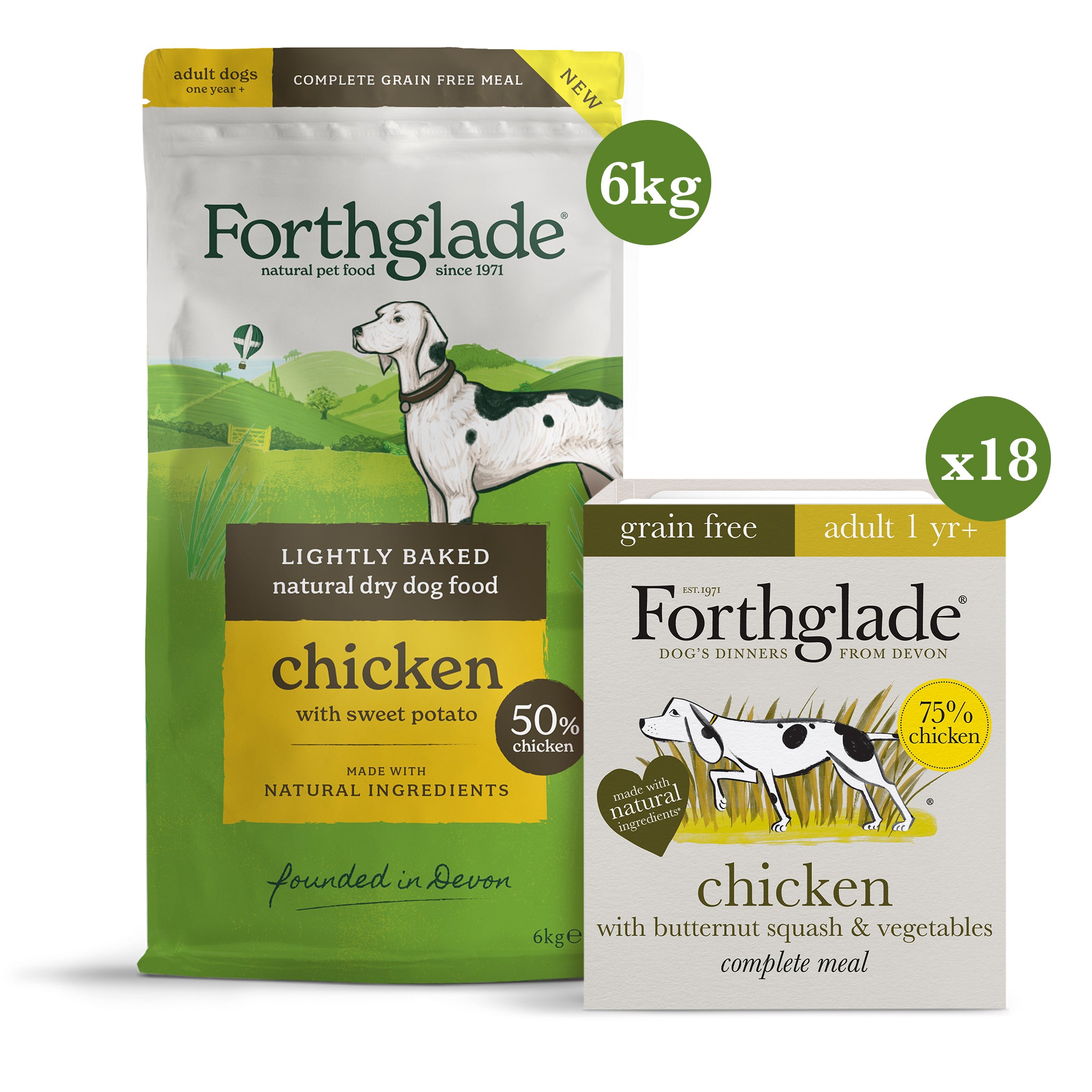 Image of Grain-Free Chicken Mixed Food Bundle
