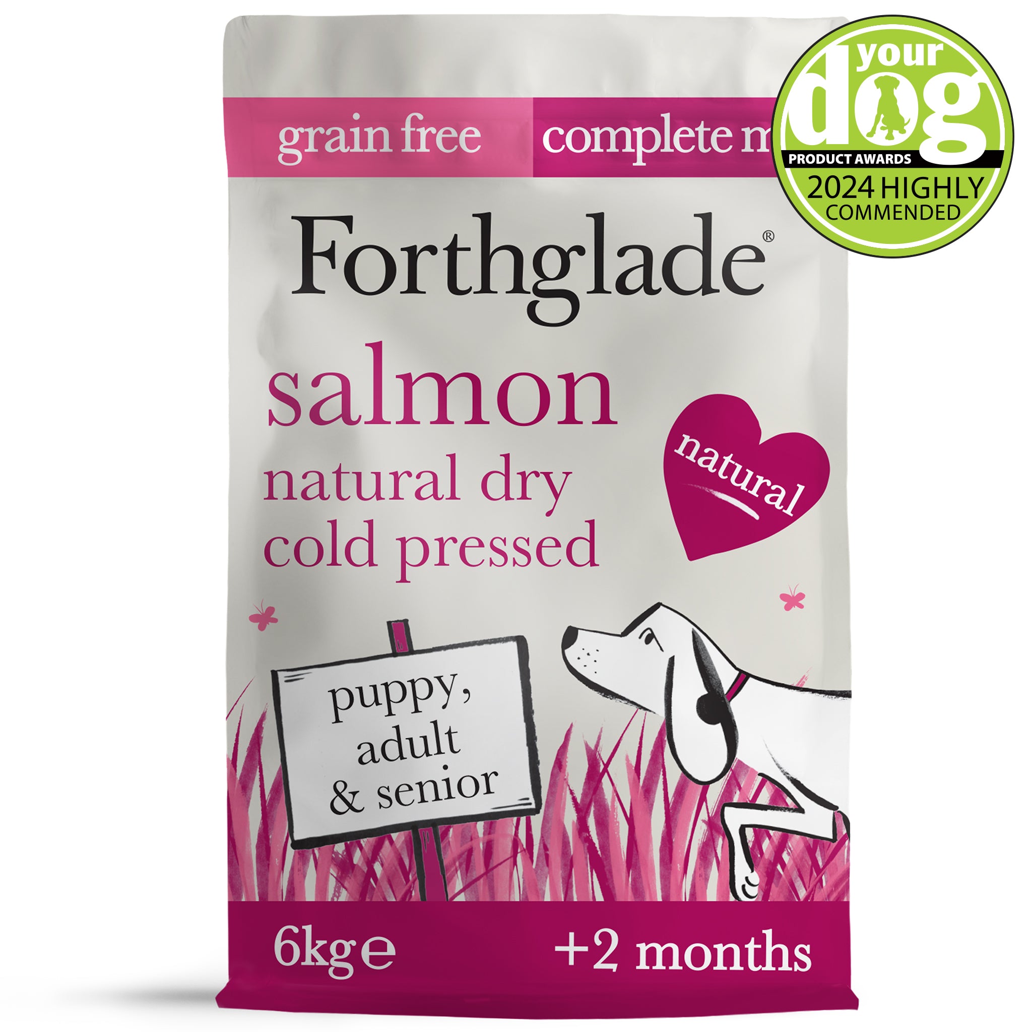 Salmon Grain Free Cold Pressed Natural Dry Dog Food