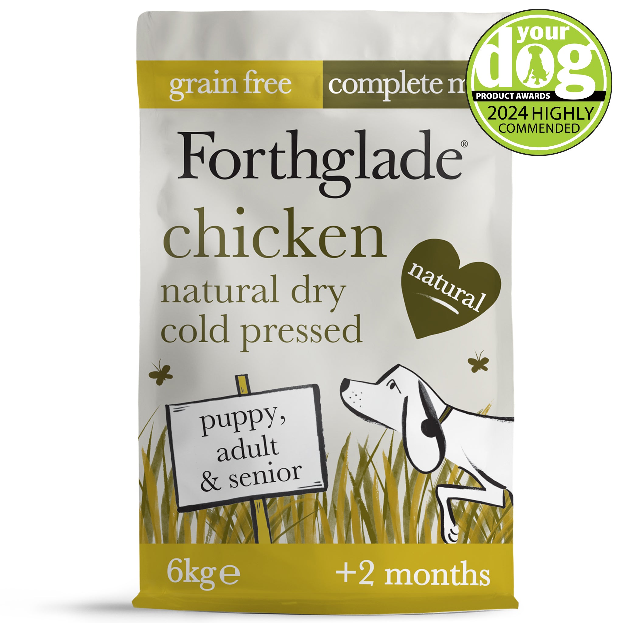 Chicken Cold Pressed Natural Grain Free Dry Dog Food - Forthglade product image