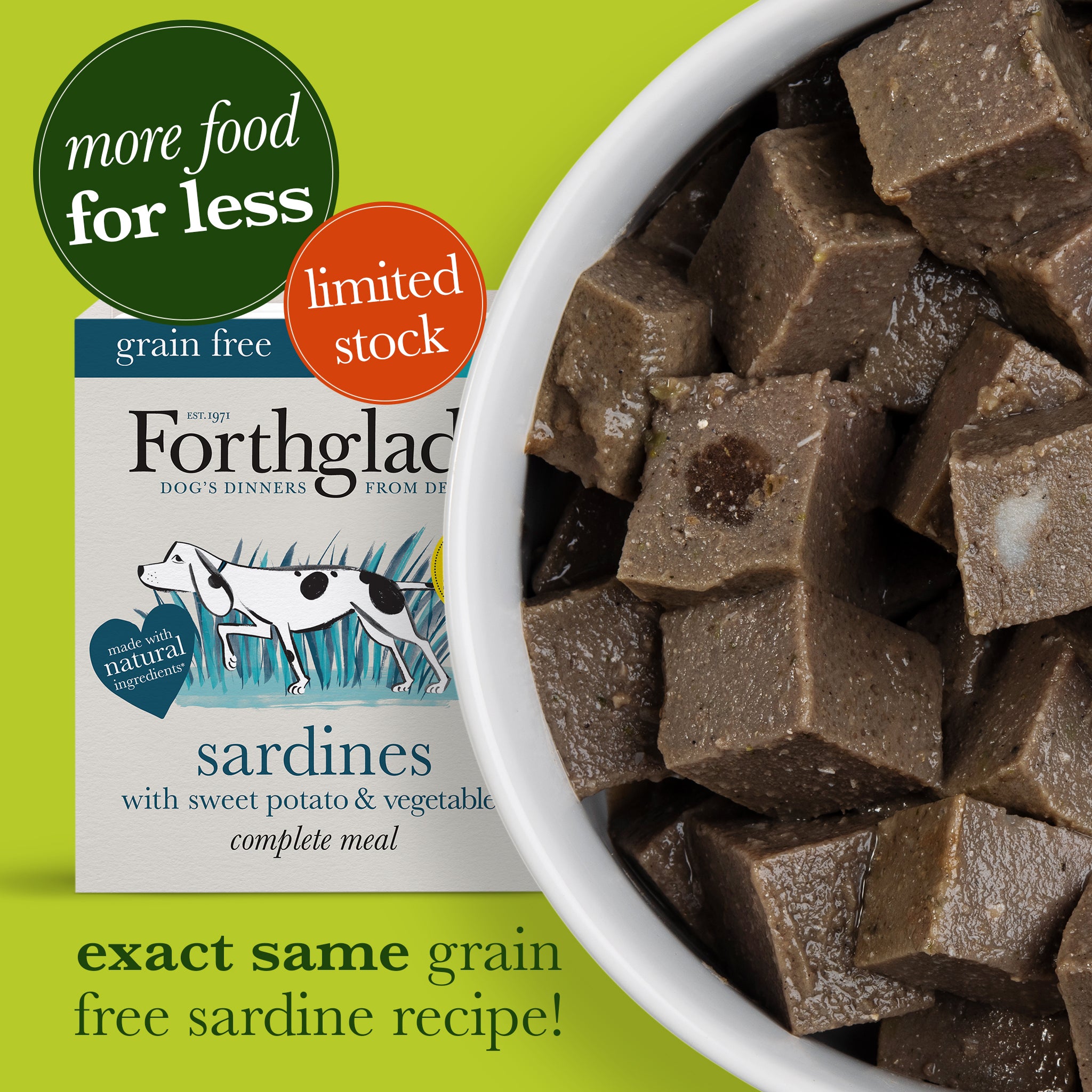 Image of Sardines with Sweet Potato & Vegetables Wet Dog Food
