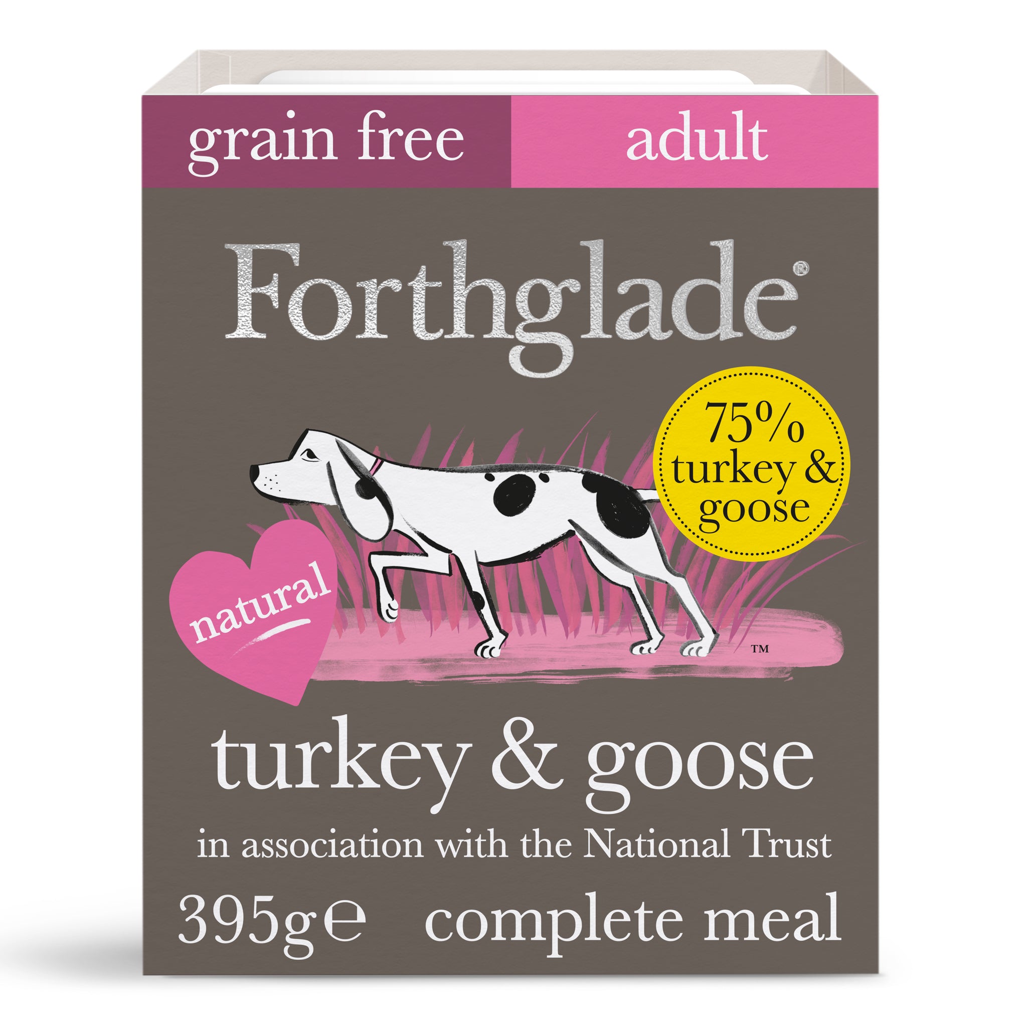 Image of National Trust Turkey & Goose Natural Gourmet Wet Dog Food (395g)