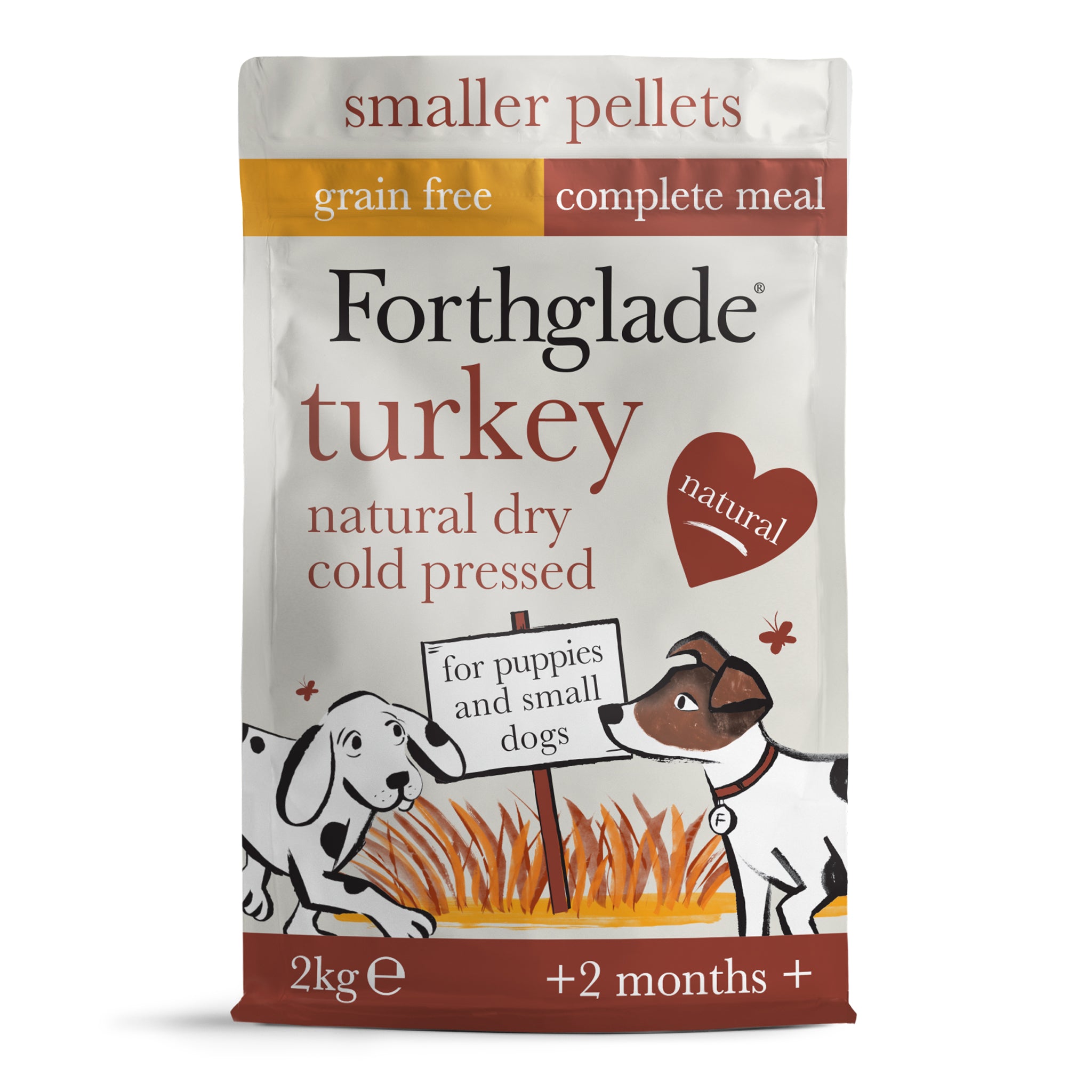 Image of Turkey Grain Free Cold Pressed Natural Dry Dog Food - For Small Dogs