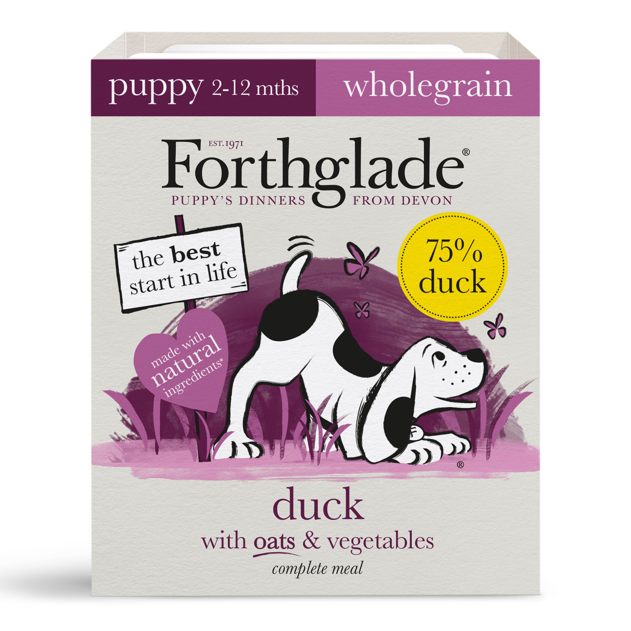 Image of Puppy Duck with Oats & Vegetables Wet Dog Food