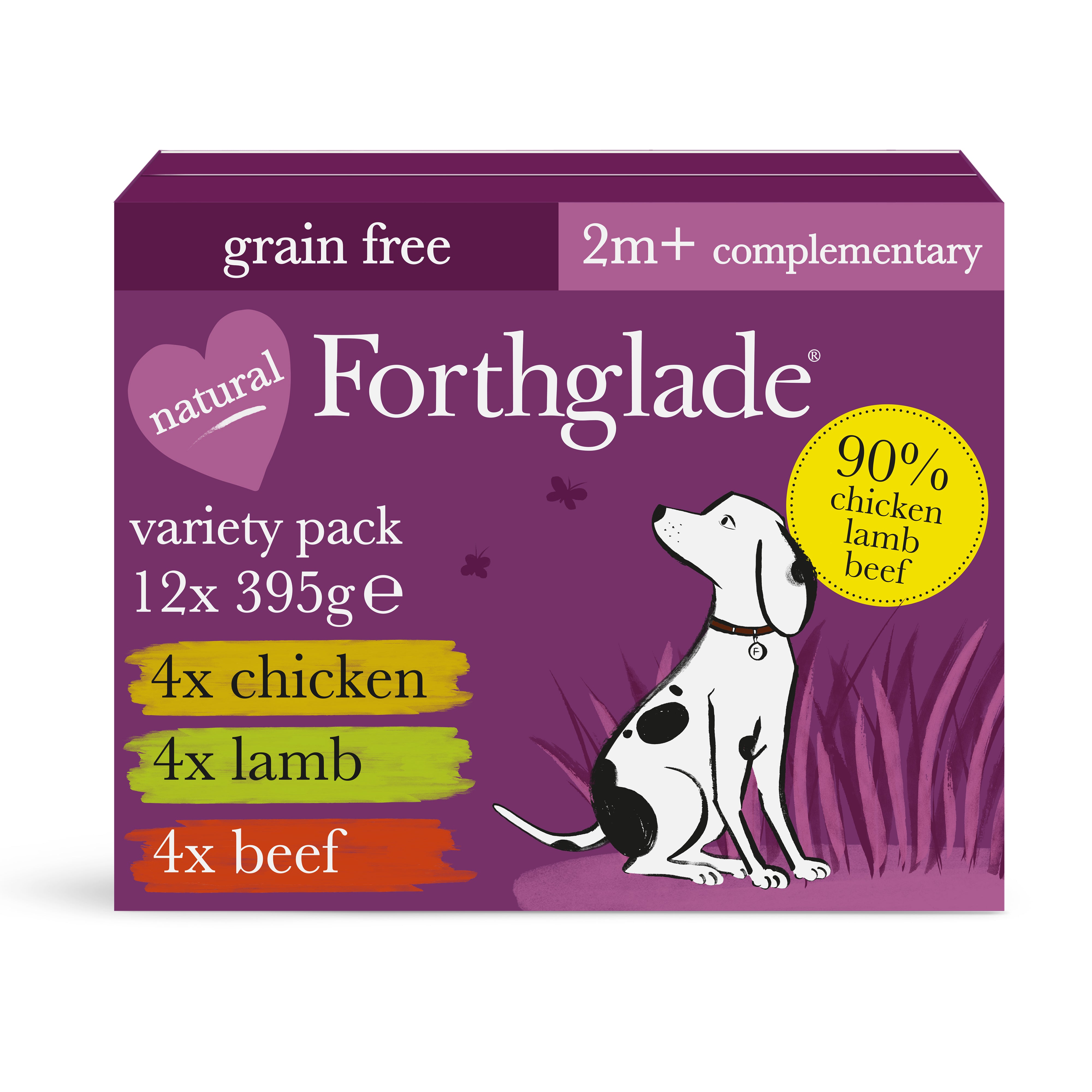 Image of Just Chicken, Lamb & Beef Natural Wet Dog Food - Variety Pack