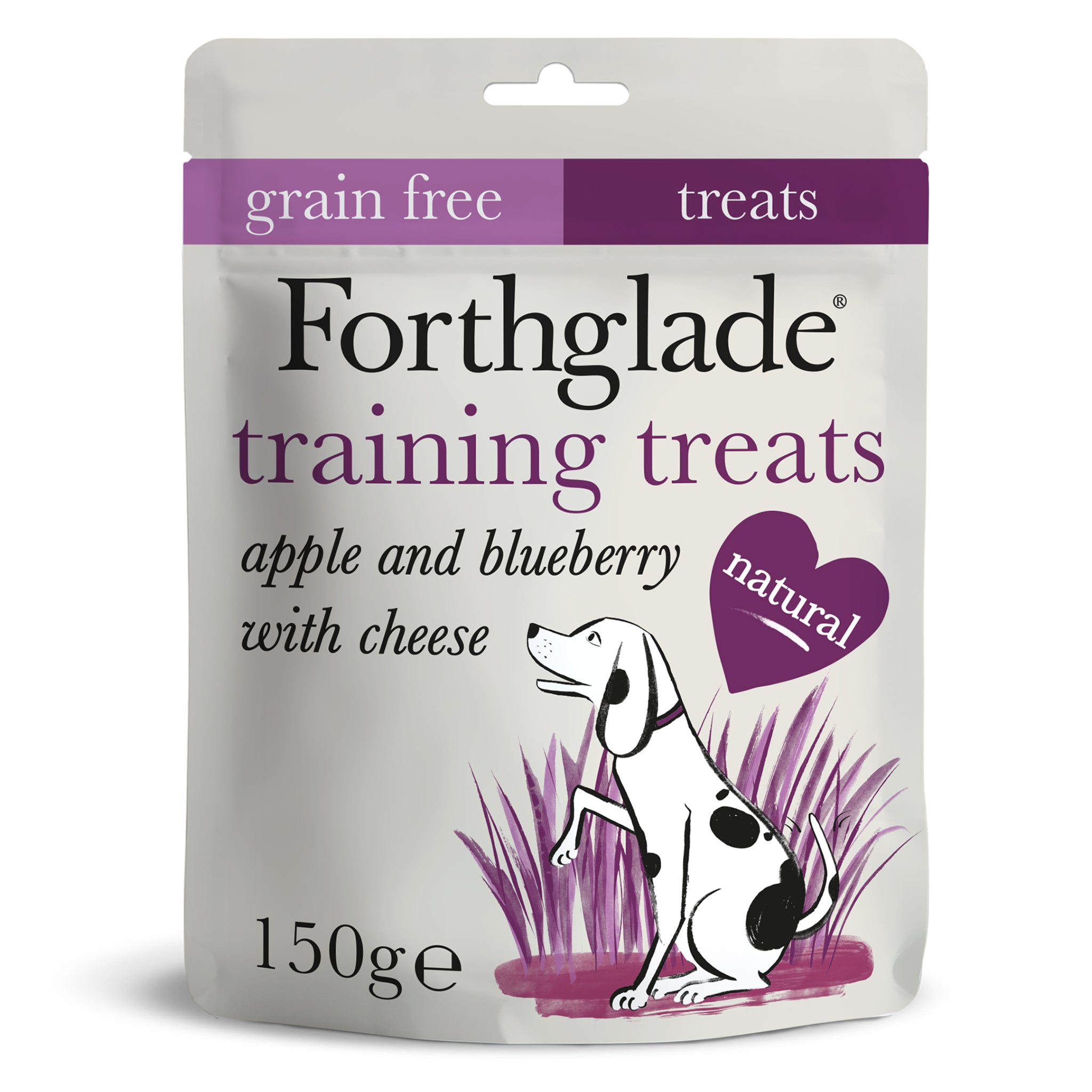 Image of Grain Free Hand Baked Dog Treats with Cheese, Apple and Blueberry