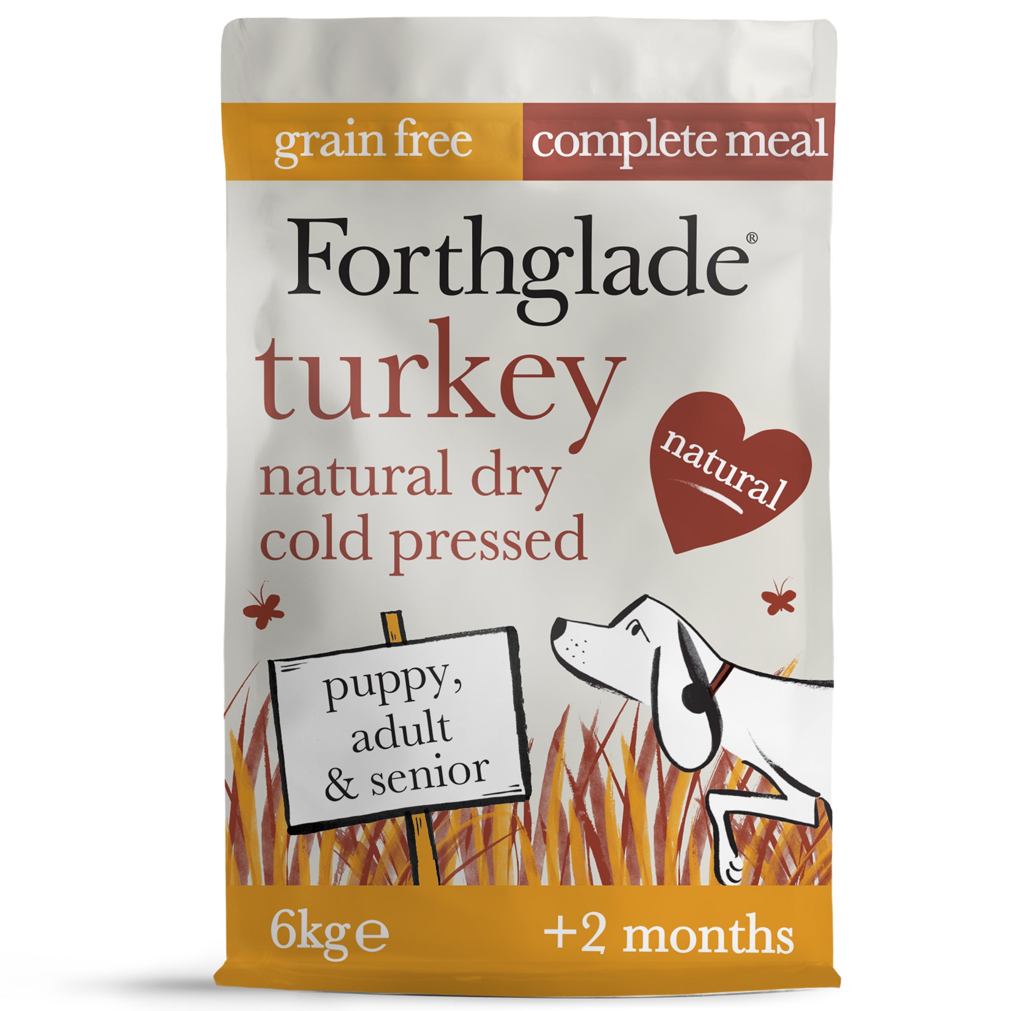 Image of Turkey Natural Dry Cold Pressed Grain Free Dog Food